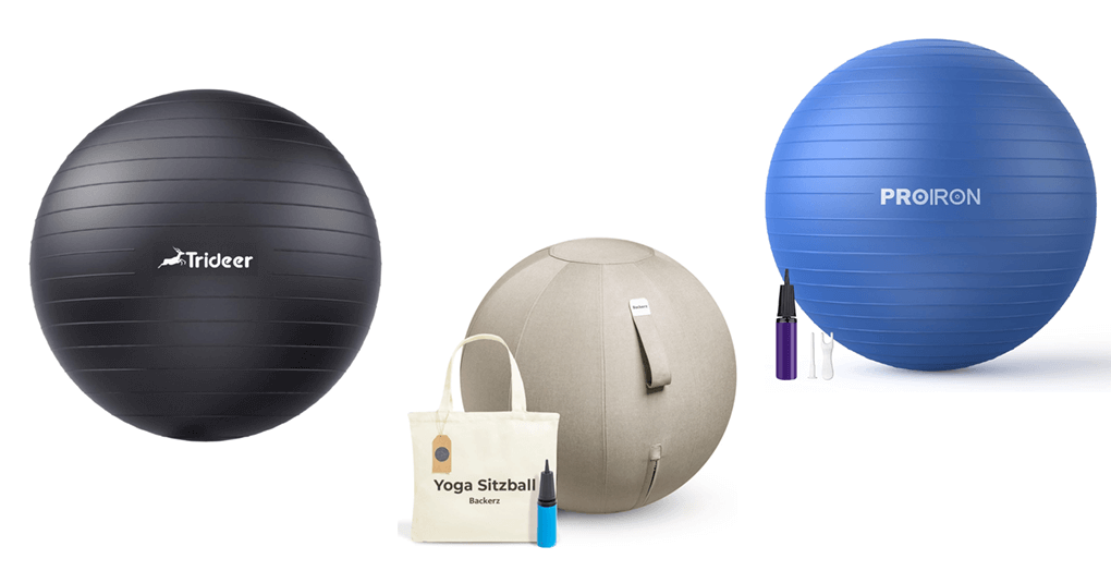 Ergonomischer Sitzball für das Büro